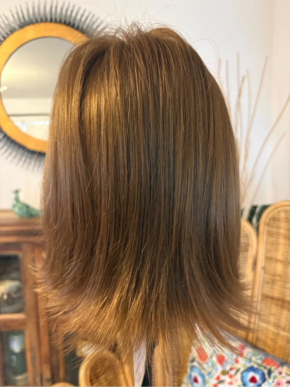 PAULA YOUNG New CHASE Auburn Brown Synthetic straight Bob! Tags! Basic Cap.